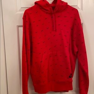 Nike Men’s Red Hoodie Never Worn Size Medium